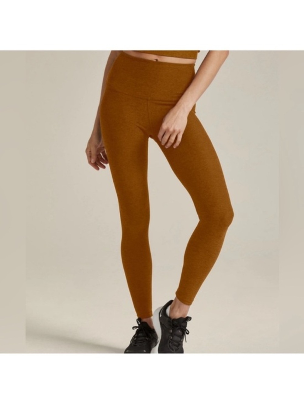 BEYOND YOGA Spacedye Caught In The Midi High Waisted Legging Clove Brown S - Picture 1 of 7